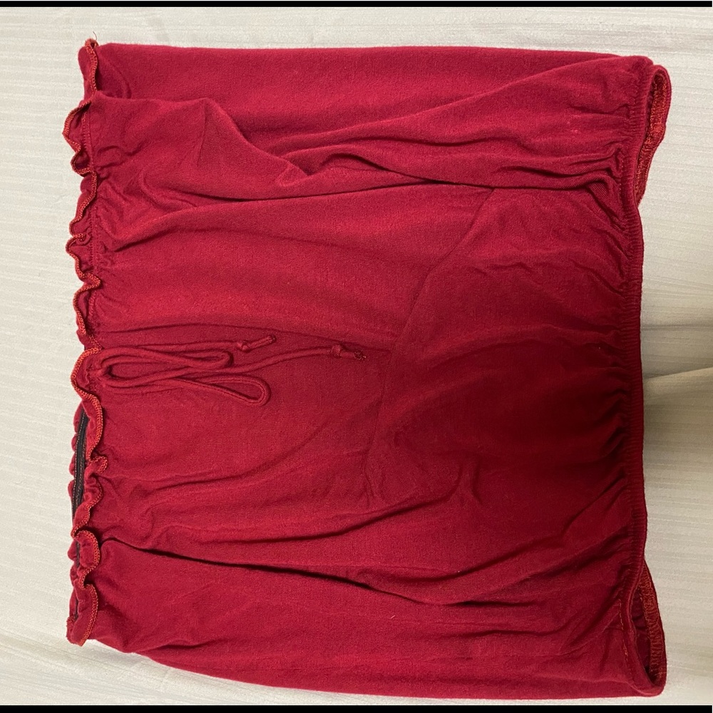 PacSun red tube top size L